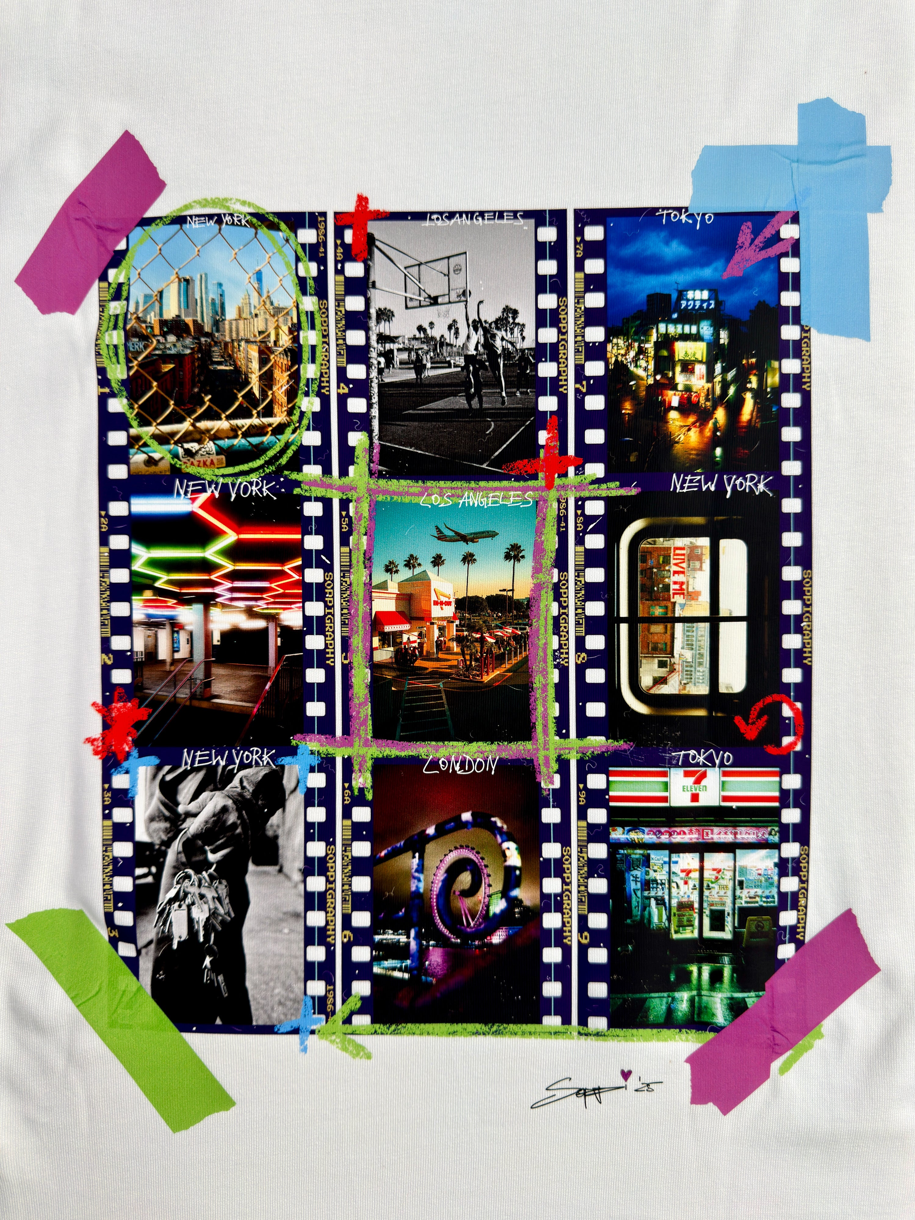 Contact Sheet Tee (LoLaNyTo Edition)