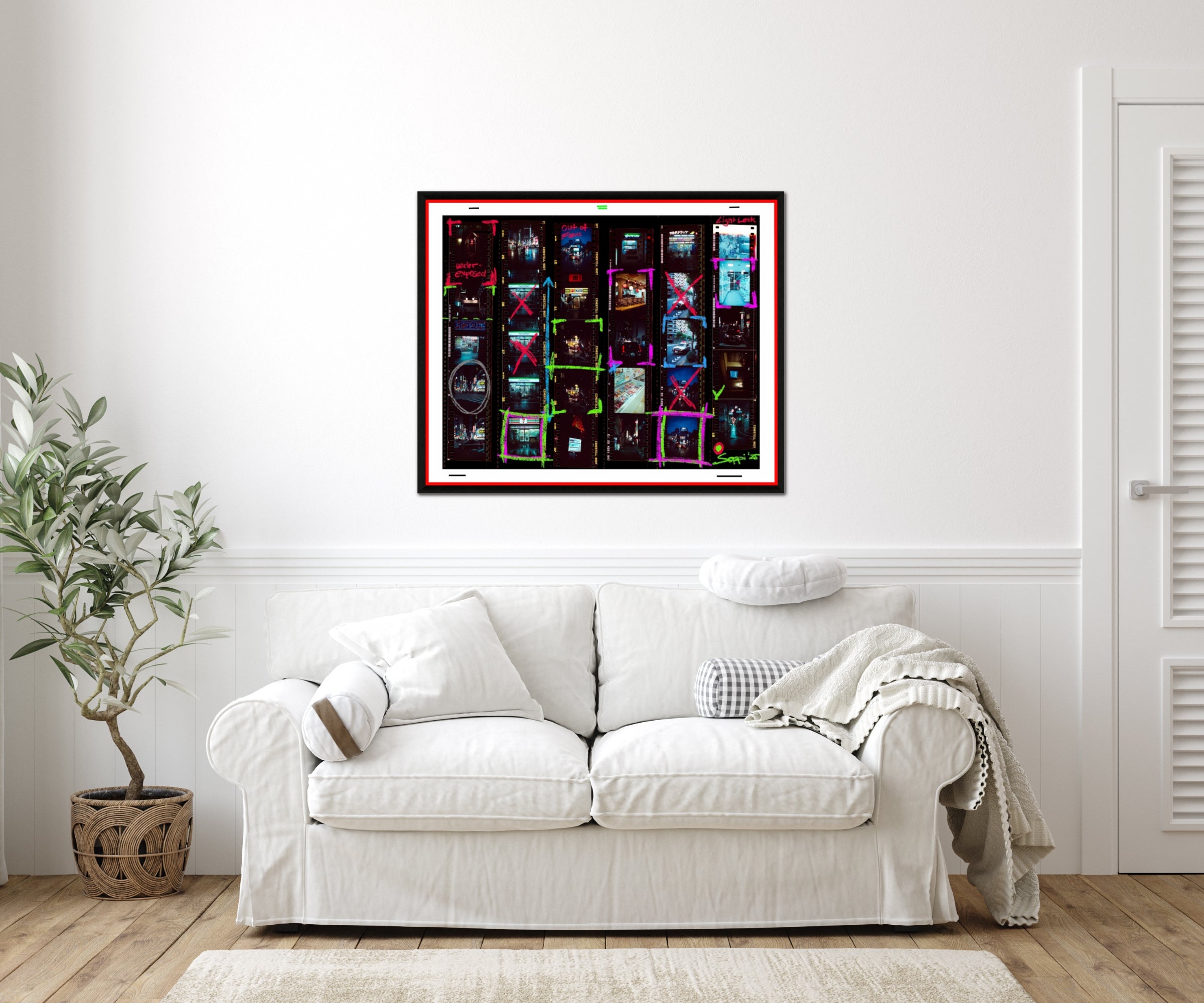 Contact Sheet Tokyo (Mixed Media)